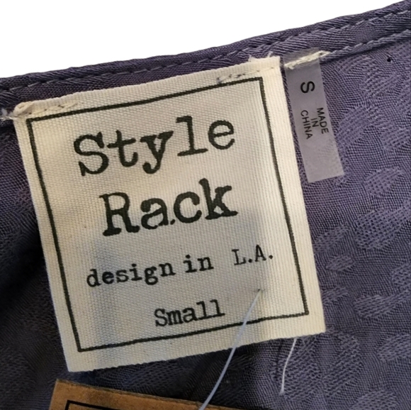 NWT Grey blouse- Style Rack - Picture 3 of 16